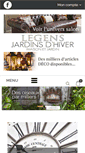 Mobile Screenshot of jardins-dhiver.com