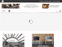 Tablet Screenshot of jardins-dhiver.com